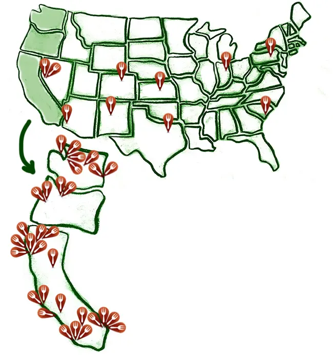 Farm Fork Life Across America Map
